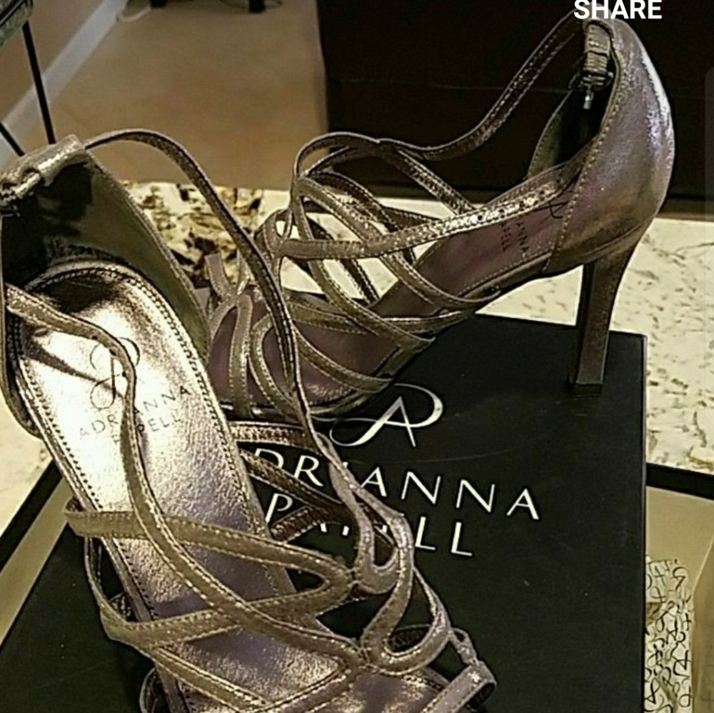 Silver shoes